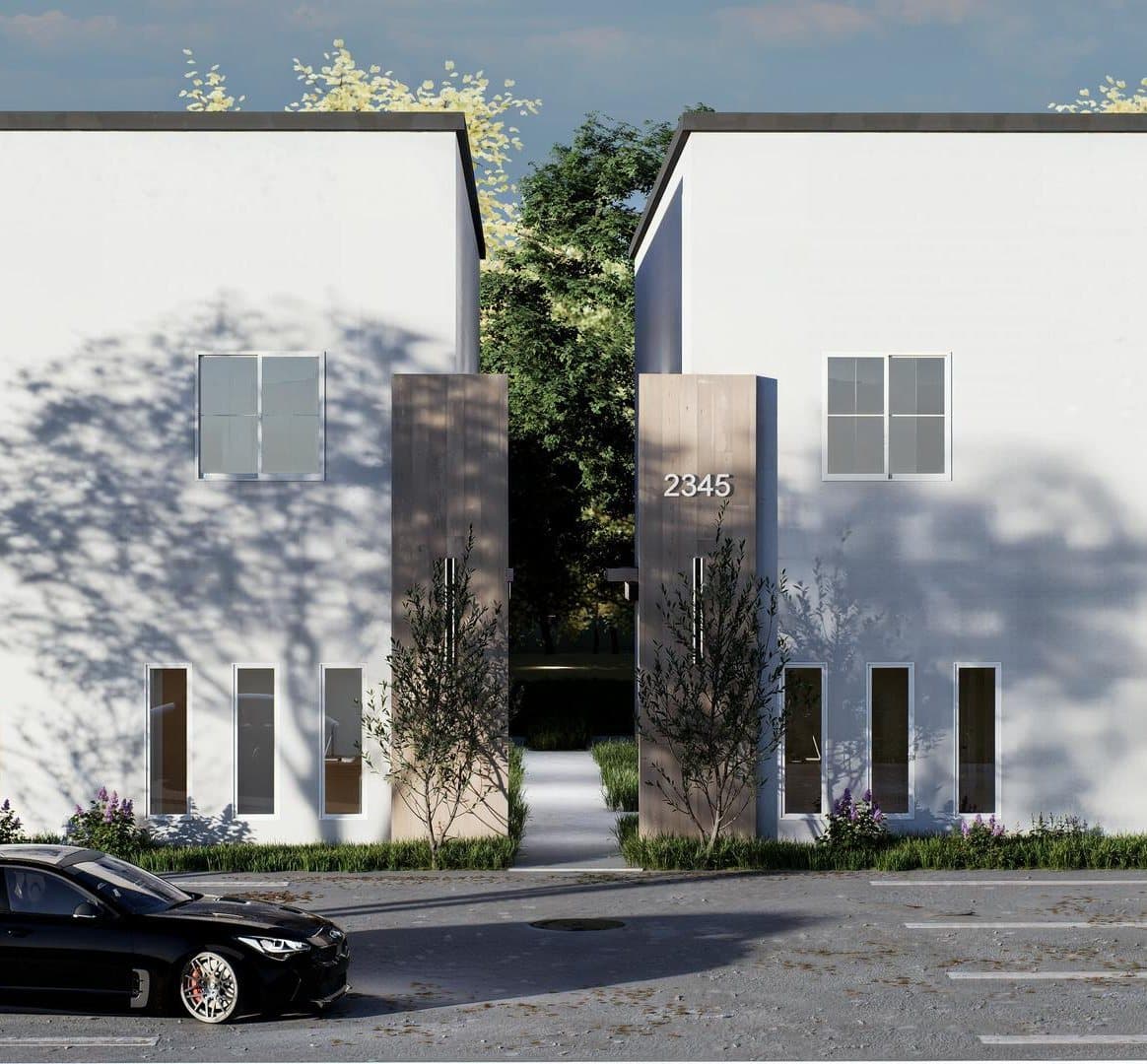 Rendering of the Vittoria townhome exterior